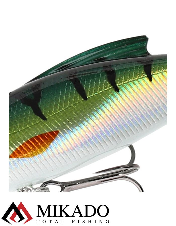 Раттлин Mikado MAGNAT 9 см./NATURAL PERCH - тонущий/medium (33,0г /до 5,0м)