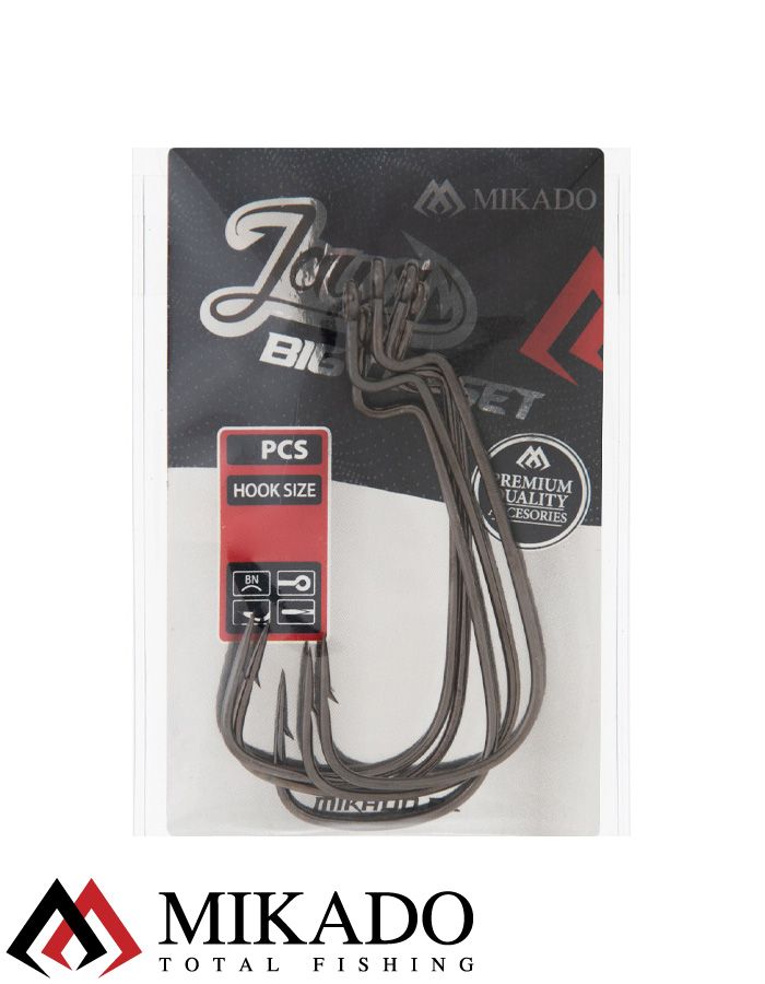Офсетный крючок Mikado JAWS BIG №7/0 (4шт.)