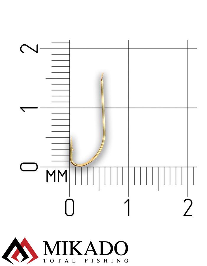 Крючки Mikado SENSUAL - ROACH № 10 G (с лопаткой) ( 10 шт.), HS101-10G