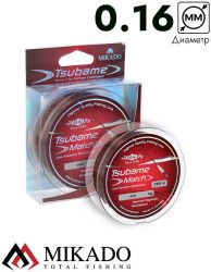Леска мононить Mikado TSUBAME MATCH 0,16 (150 м) - 4.40 кг.