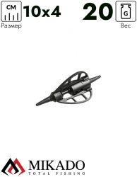 Кормушка Mikado трехреберная, вес 20 г., AIX-0776-20