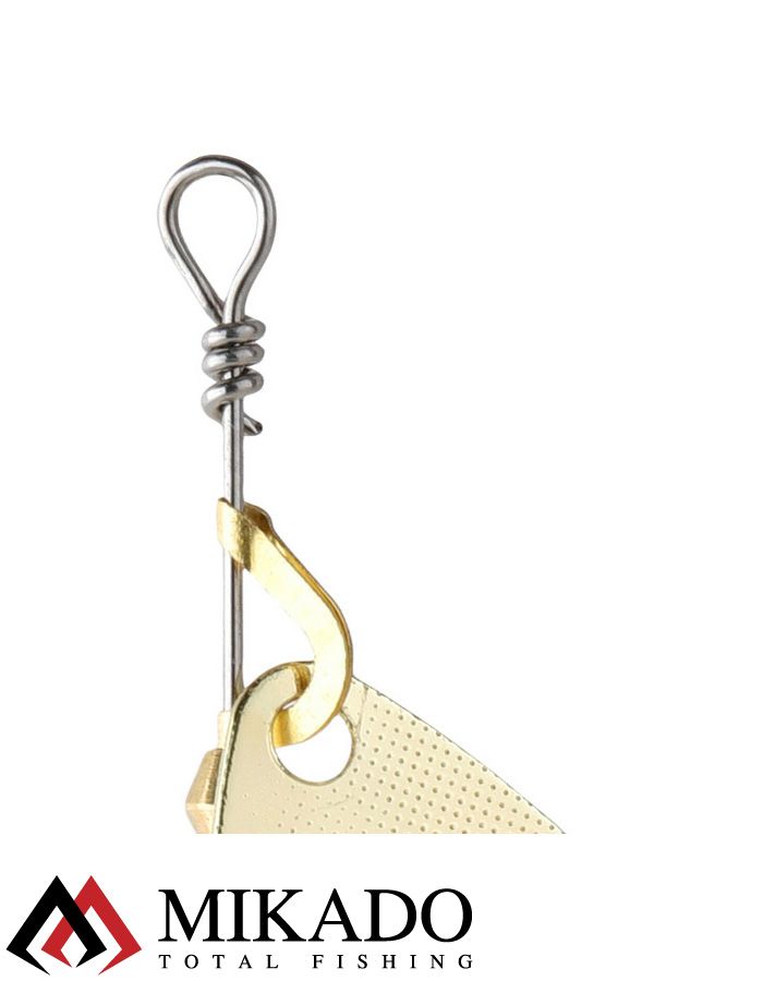 Блесна вращающаяся Mikado FOCUS №1, 3.1 г., золото 00, длина лепестка 21 мм.