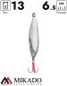 Блесна колеблющаяся Mikado DIVER №2, 13 г., 6.5 см., серебро