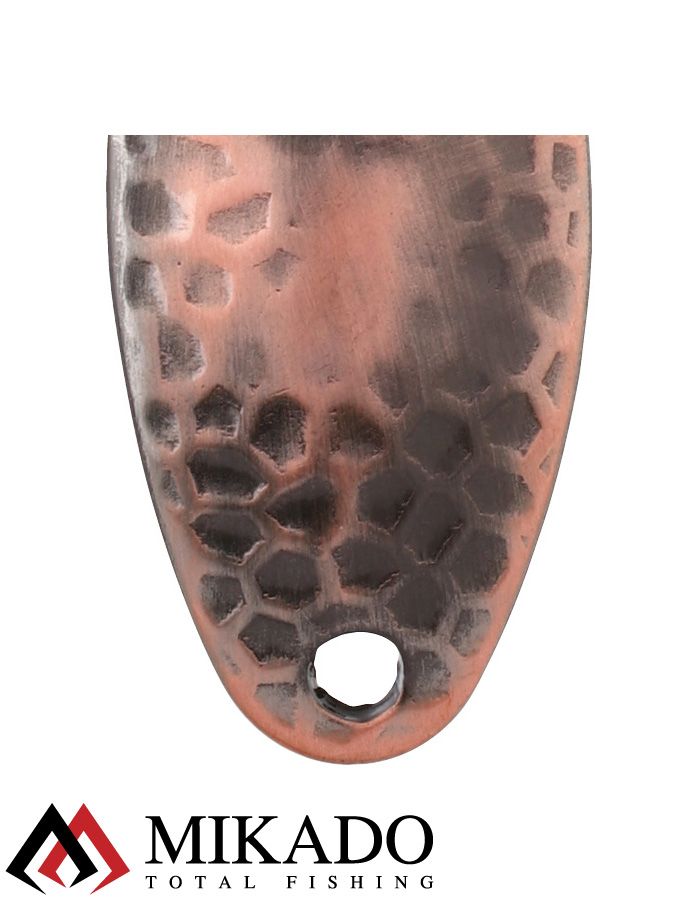 Блесна колеблющаяся Mikado HAMMER №3, 16 г., 5.9 см., состаренная медь