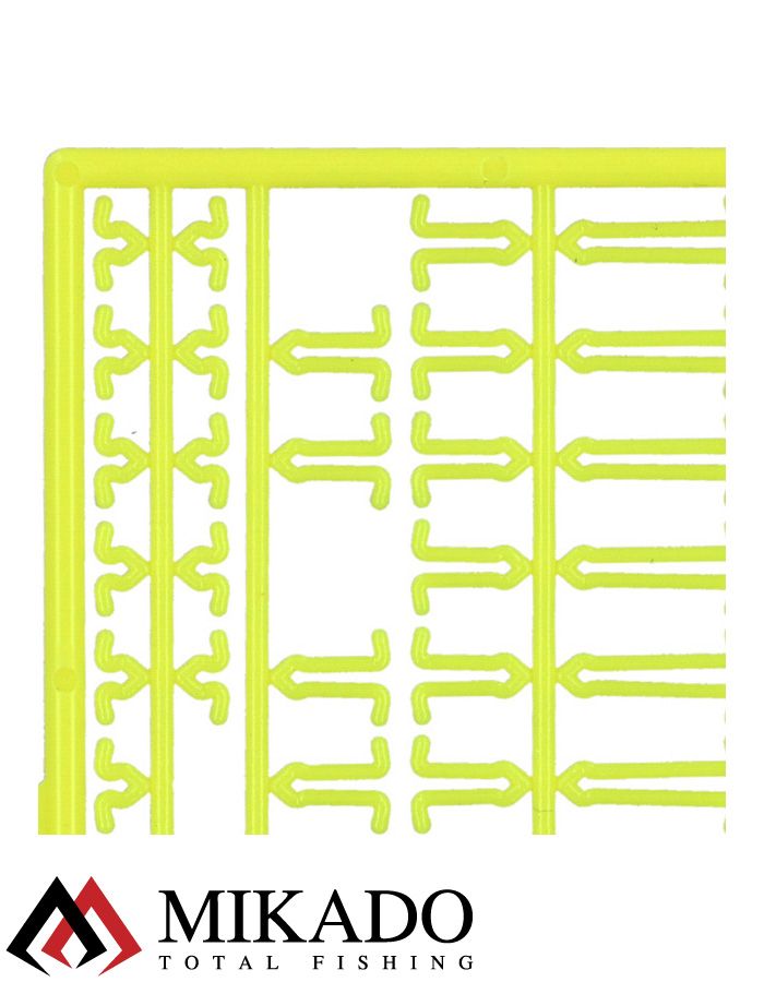 Фиксаторы для крепления бойлов Mikado (жёлтые) (уп.-2 х 63шт.) AMC-11504-07-T