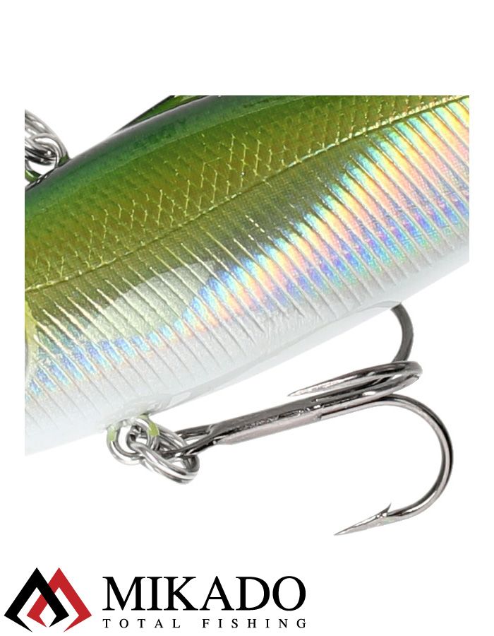 Раттлин Mikado MAGNAT 9 см./OLIVE BLEAK - тонущий/medium (33,0г /до 5,0м)