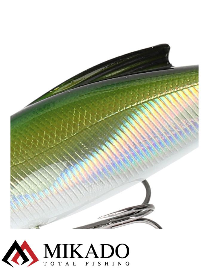 Раттлин Mikado MAGNAT 9 см./OLIVE BLEAK - тонущий/medium (33,0г /до 5,0м)