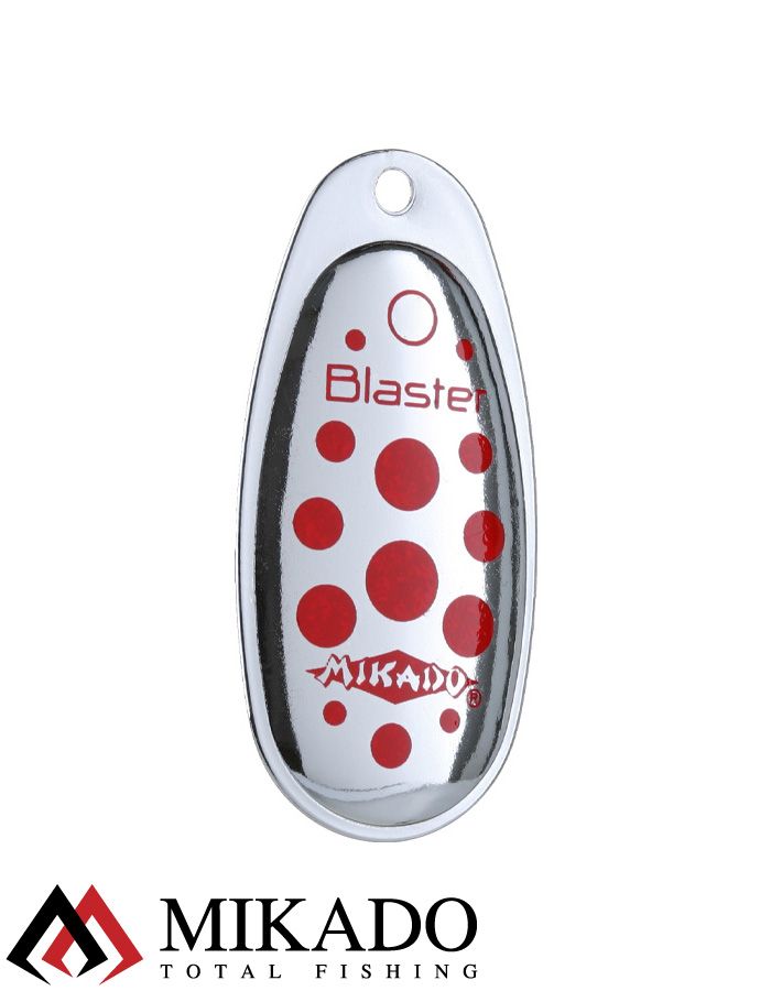 Блесна вращающаяся с кисточкой Mikado BLASTER № 5, 12 г., серебро/10
