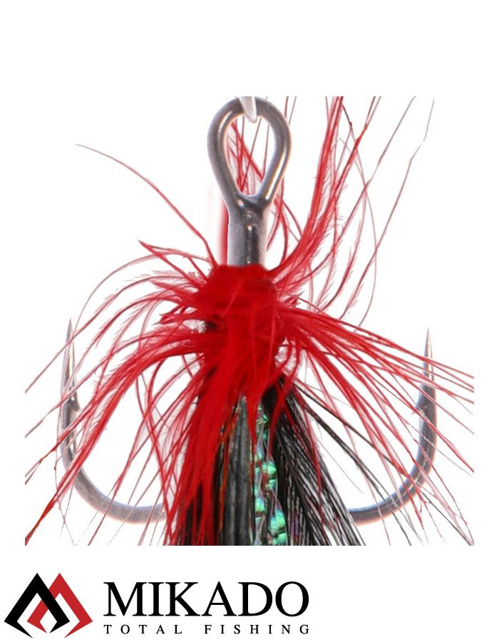 Блесна вращающаяся с кисточкой Mikado BLASTER № 5, 12 г., серебро/10