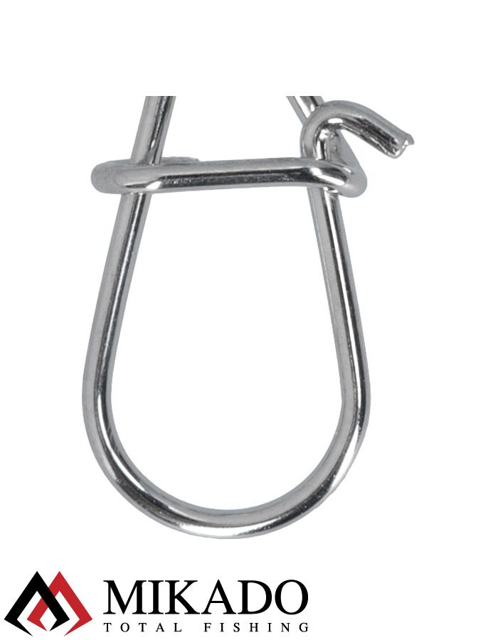 Застежка Mikado JAWS №XXL, 30кг., никель (10шт.)