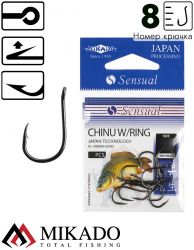Крючки Mikado SENSUAL - CHINU W/RING № 8 BN (с ушком)( 10 шт.)