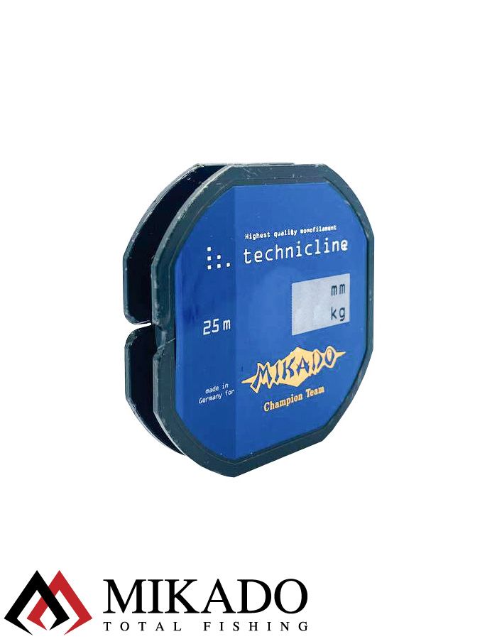 Леска мононить Mikado TECHNICLINE 0,16 (25 м) - 3.70 кг.
