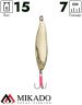 Блесна колеблющаяся Mikado DIVER №3, 15 г., 7 см., золото