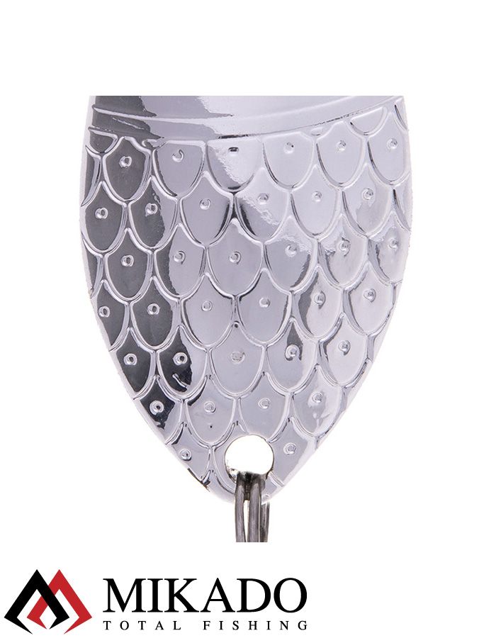 Блесна колеблющаяся Mikado ROACH №4, 16 г., 6.8 см., состаренное серебро