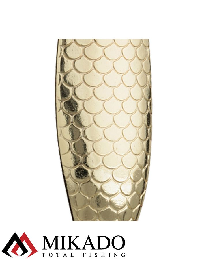 Блесна колеблющаяся Mikado STAR №2, 25.5 г., 6.8 см., золото