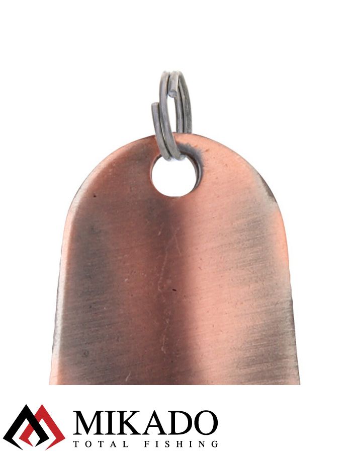 Блесна колеблющаяся Mikado TRYTHON №2, 7 г., 4 см., состаренная медь
