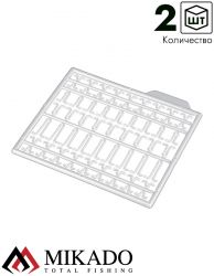 Фиксаторы для крепления бойлов Mikado (прозрачные) (уп.-2 х 63шт.) AMC-11504-07-T