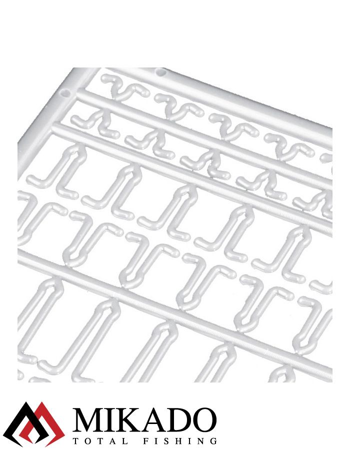 Фиксаторы для крепления бойлов Mikado (прозрачные) (уп.-2 х 63шт.) AMC-11504-07-T