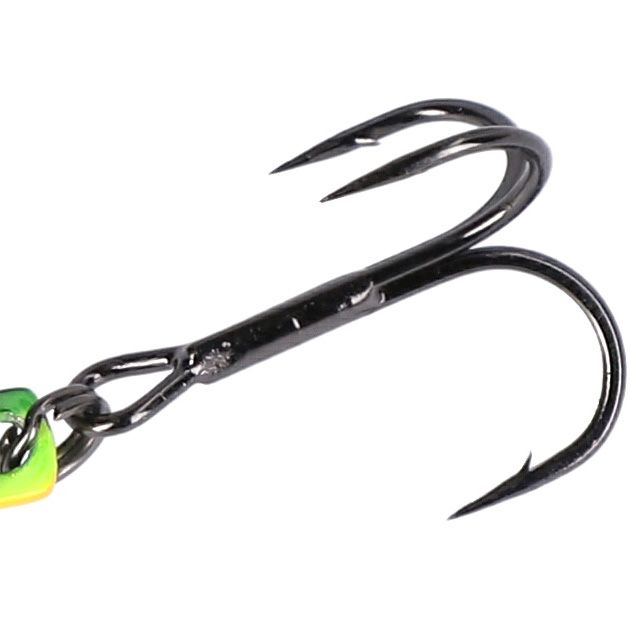 Блесна цикада Mikado CICADA M-VIB № 3, 26 г., 7,5 см., FIRE TIGER, тройник+двойник