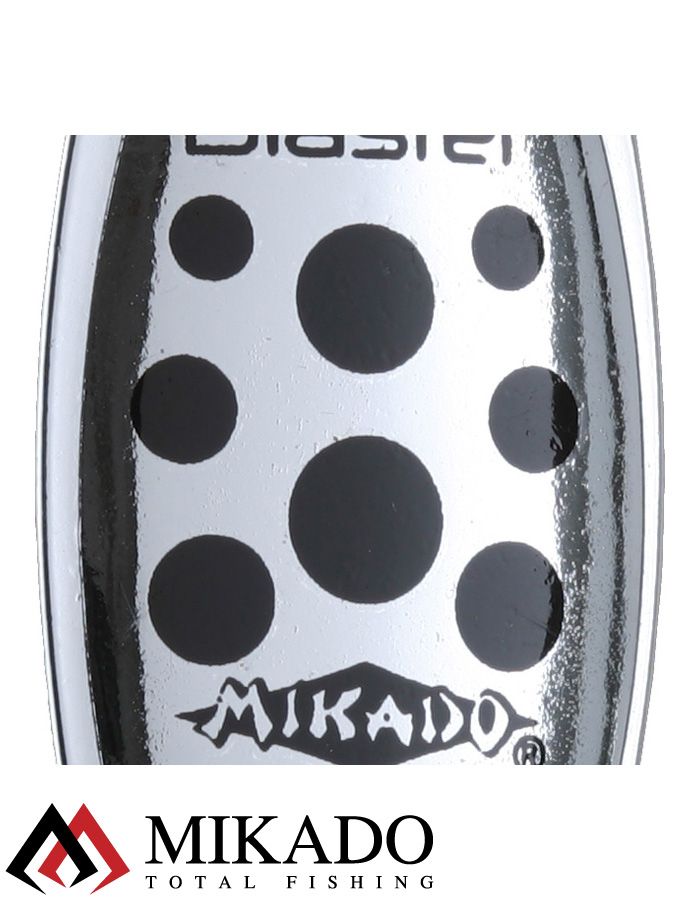 Блесна вращающаяся с кисточкой Mikado BLASTER № 5, 12 г., серебро/11