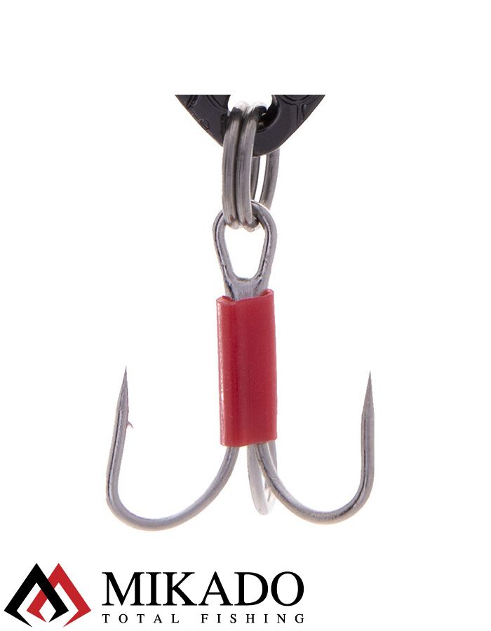 Блесна колеблющаяся Mikado ROACH №4, 16 г., 6.8 см., чернёная