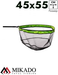 Подсачек без ручки спорт Mikado MF SOFT MESH S4-015-5545 (45х55 см, яч.2 мм) мягкая сетка
