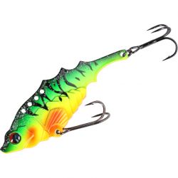 Блесна цикада Mikado CICADA M-VIB №1, 5 г., 4,5 см., FIRE TIGER, тройник+двойник