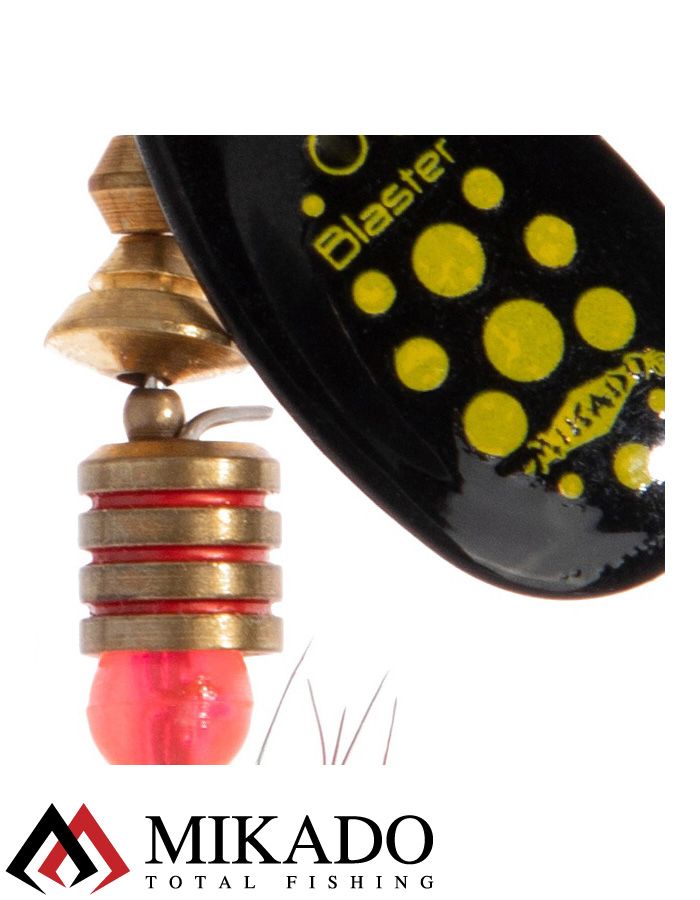 Блесна вращающаяся с кисточкой Mikado BLASTER № 5, 12 г., серебро/21