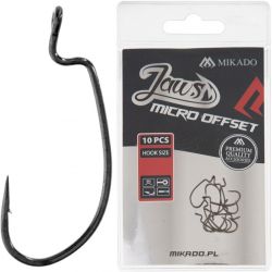 Офсетный крючок Mikado JAWS MICRO №10 (10шт.)