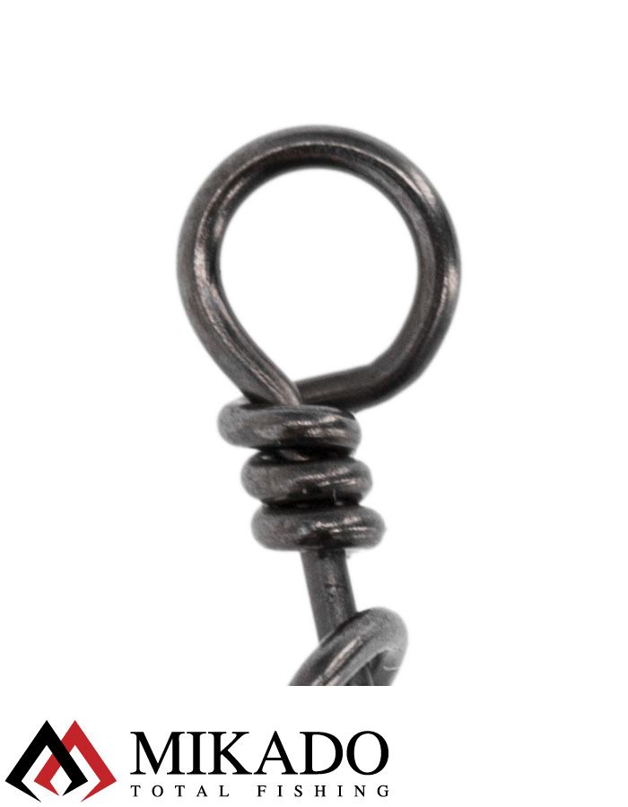 Застежка Mikado Polish размер M.  тест 17 кг. (12 шт.)