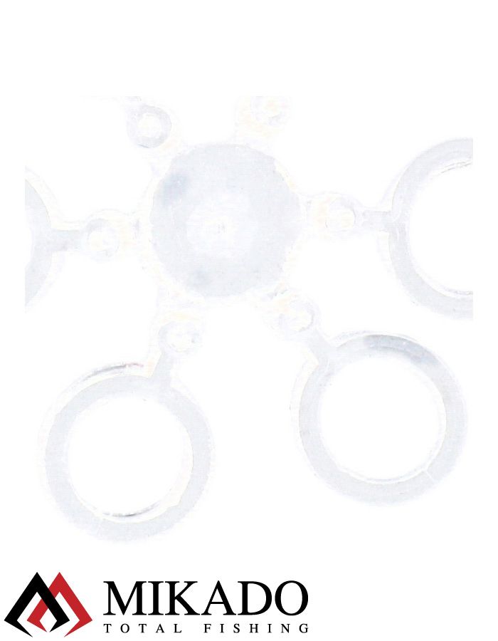 Бандаж для насадок Mikado - Method Feeder силикон 4 мм., прозрачные (24 шт.)