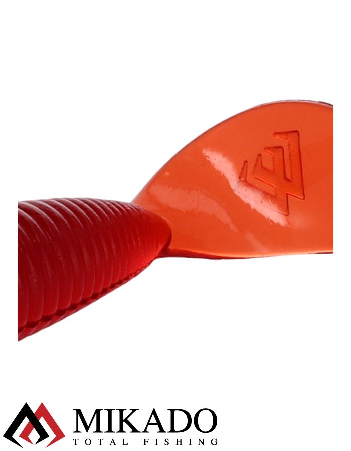 Твистер Mikado TWISTER 64 мм., 2.7 г., RED (6 шт.)
