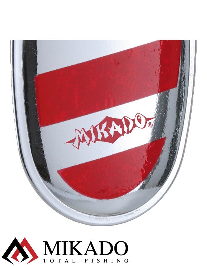 Блесна вращающаяся с кисточкой Mikado BLASTER № 5, 12 г., серебро/22