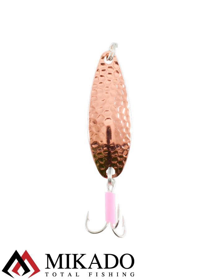 Блесна колеблющаяся Mikado HAMMER №4, 20 г., 6.1 см., медь