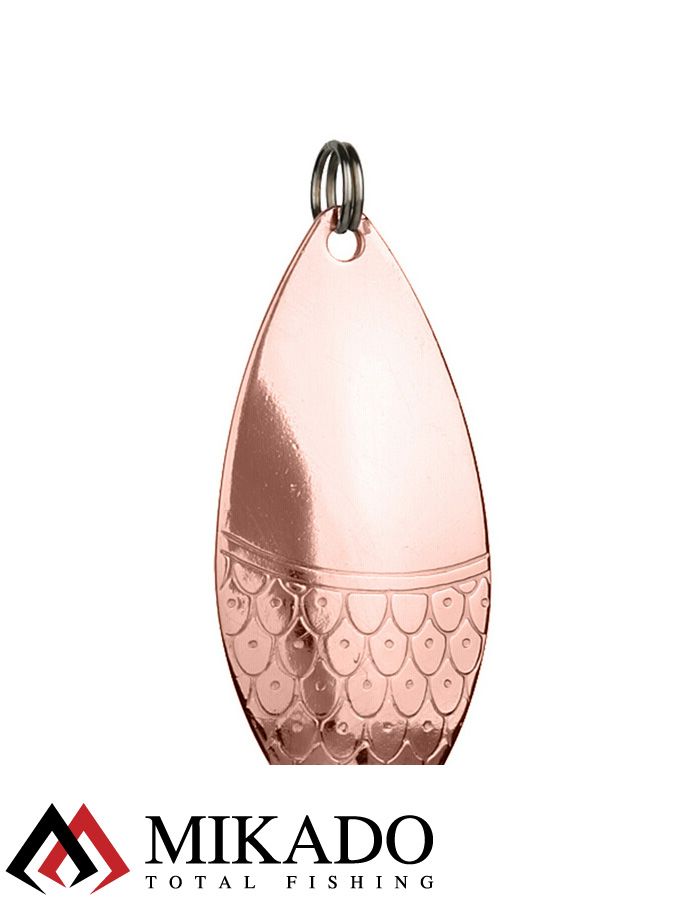 Блесна колеблющаяся Mikado ROACH №5, 22 г., 7.8 см., медь
