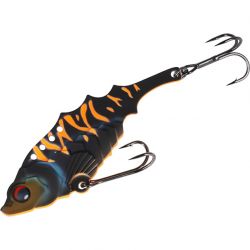 Блесна цикада Mikado CICADA M-VIB №1, 5 г., 4,5 см., MAT BLACK TIGER, тройник+двойник
