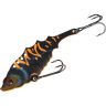 Блесна цикада Mikado CICADA M-VIB №1, 5 г., 4,5 см., MAT BLACK TIGER, тройник+двойник