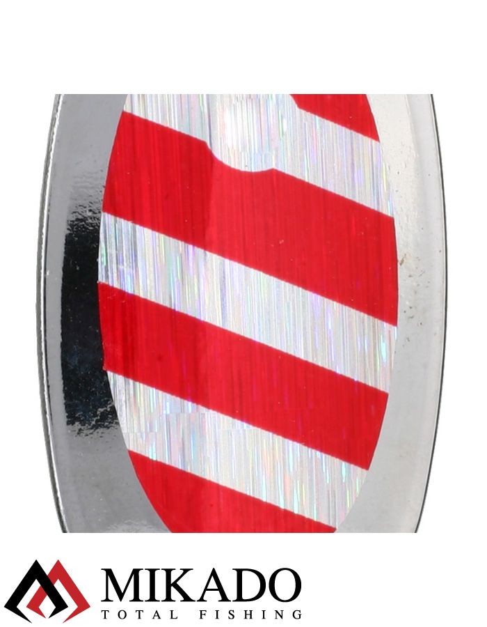 Блесна вращающаяся с кисточкой Mikado BLASTER № 5, 12 г., серебро/22H