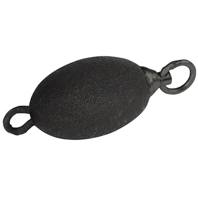 Грузило для ловли сома Mikado Cat Territory CLONKER (чёрный) 100 г.