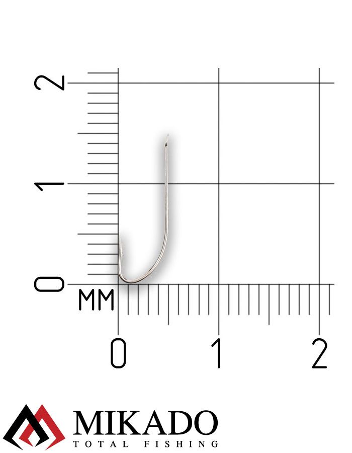 Крючки Mikado SENSUAL - ROACH № 12 NI (с лопаткой) ( 10 шт.), HS101-12N
