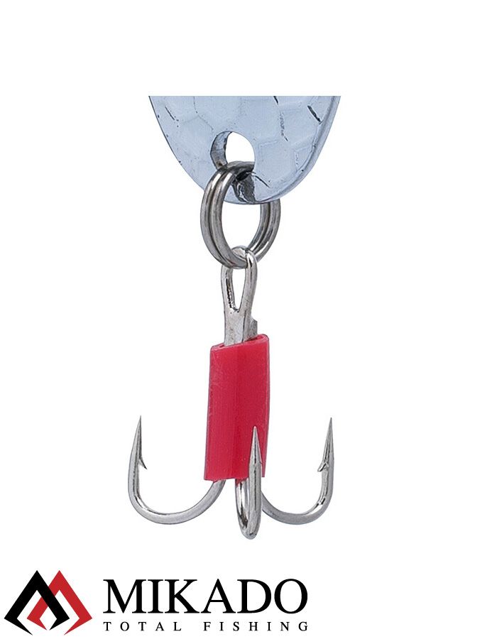 Блесна колеблющаяся Mikado HAMMER №4, 20 г., 6.1 см., серебро