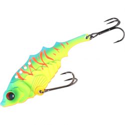 Блесна цикада Mikado CICADA M-VIB №1, 5 г., 4,5 см., MAT CHARTREUSE, тройник+двойник