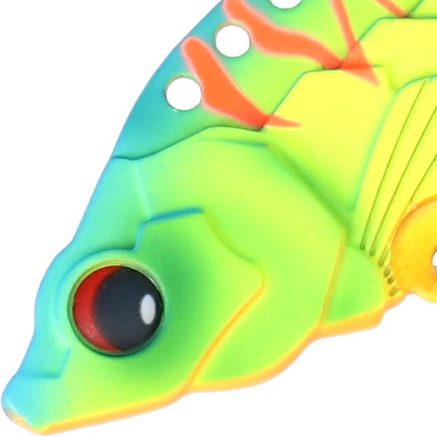 Блесна цикада Mikado CICADA M-VIB №1, 5 г., 4,5 см., MAT CHARTREUSE, тройник+двойник