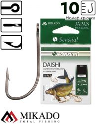 Крючки Mikado SENSUAL - DAISHI № 10 BN (с ушком)( 10 шт.)
