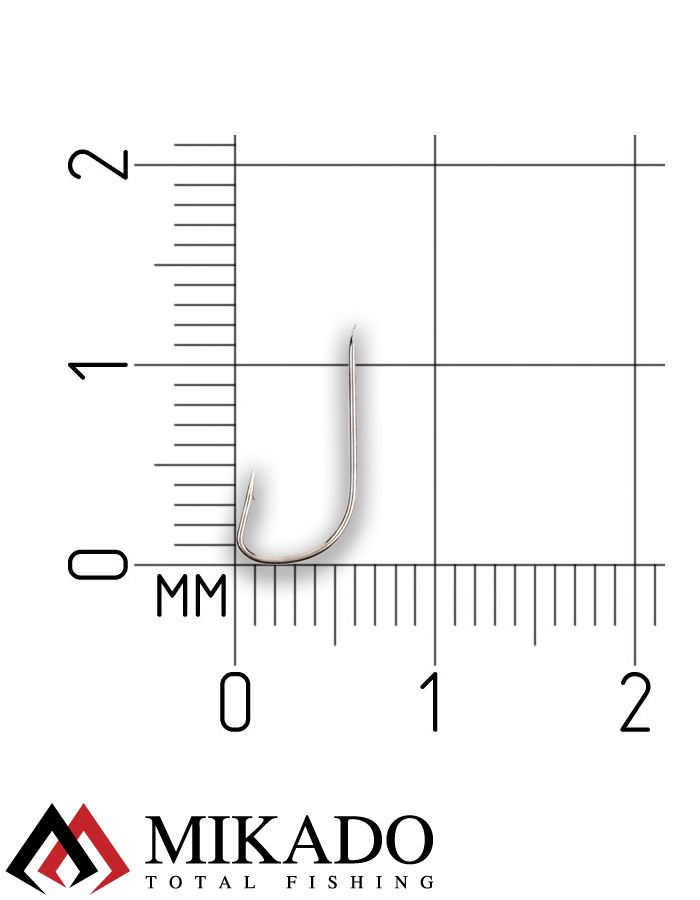 Крючки Mikado SENSUAL - ROACH № 12 NI (с лопаткой) ( 10 шт.), HS9200-12N