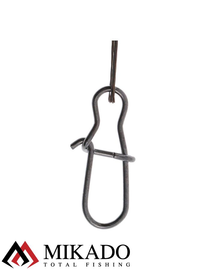 Поводок стальной Mikado X-Plode с вертлюжком и застёжкой 15/20/25 см., 5 кг., ZG11-033-30