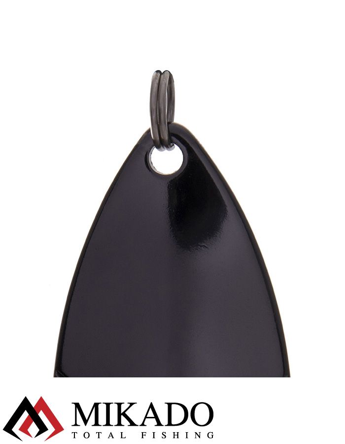Блесна колеблющаяся Mikado ALGA №3, 27 г., 6.1см., чернёная
