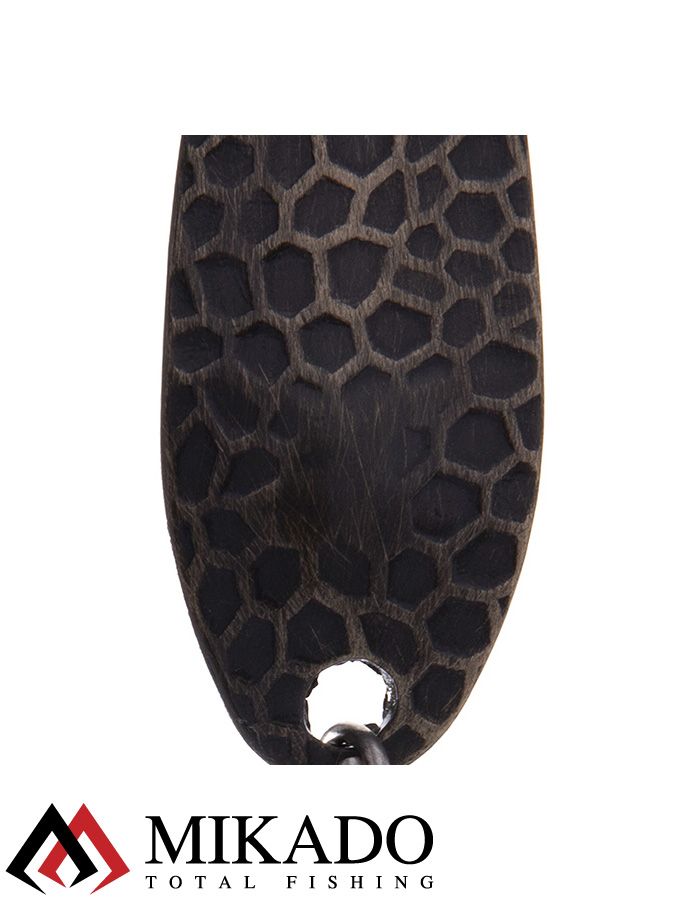 Блесна колеблющаяся Mikado HAMMER №4, 20 г., 6.1 см., состаренная латунь