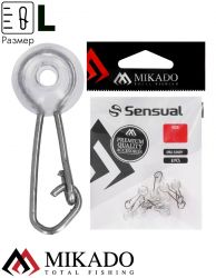 Застёжка на бисере Mikado размер L (8 шт.)