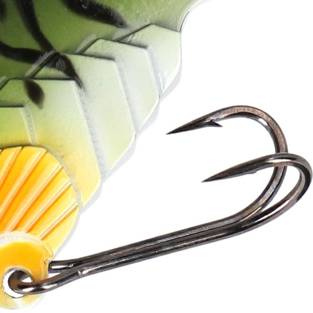 Блесна цикада Mikado CICADA M-VIB №1, 5 г., 4,5 см., NATURAL PERCH, тройник+двойник